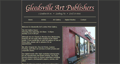 Desktop Screenshot of gleedsvilleart.com