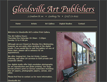 Tablet Screenshot of gleedsvilleart.com